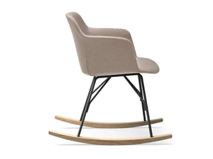 DEEP COVER - Rocking chair with armrests _ Quinti Sedute